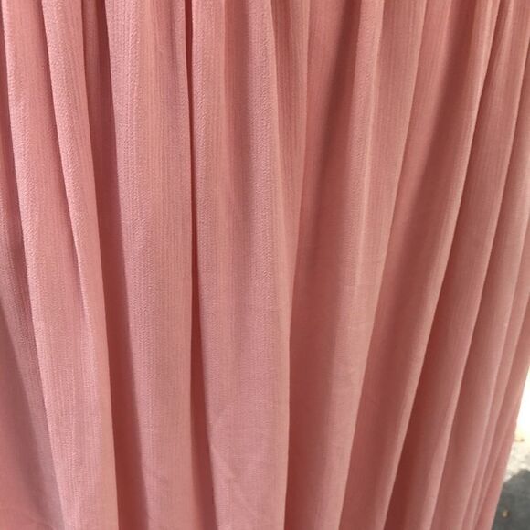 WATTERS NANCY 9540i CRINKLE CHIFFON STRAPLESS BRIDESMAID PROM FORMAL DRESS SZ 8 - Picture 9 of 16